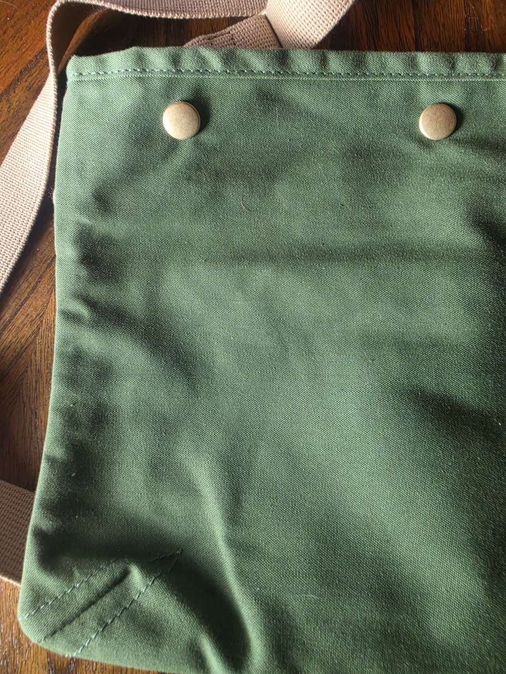 Porter Yoshida Tokyo Green Sacoche Crossbody Canvas Sling Shoulder Tote - NWOT - Picture 4 of 10